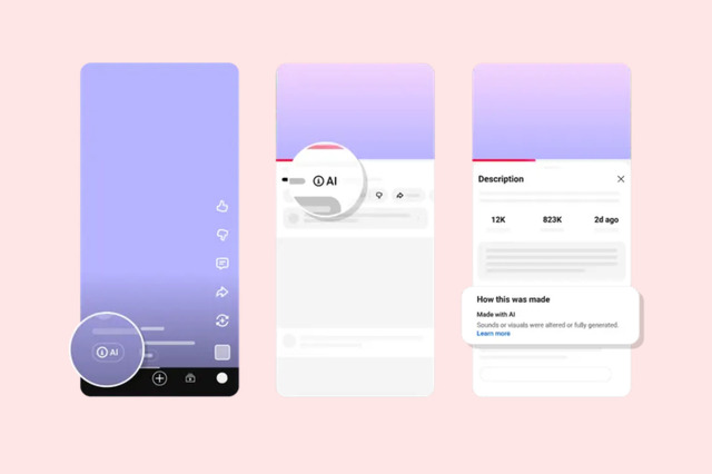 YouTube、AI生成コンテンツ自動検出を強化。ラベル表示位置も変更