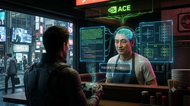 従来のゲーム制作手法のまま、AIの力でNPCを賢く見せるNVIDIAの新提案を徹底解説（西川善司のバビンチョなテクノコラム）
