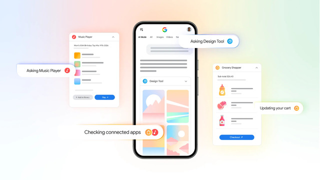 Google検索のAI ModeがYouTube Music、Canva、Instacartと連携可能に
