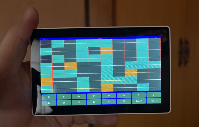 ギターアプリと無限音楽機関をRISC-Vタブレットに組み込んで、いつでもデモできるようにした(CloseBox)