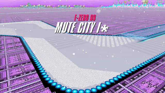『F-ZERO 99』冬イベント『フローズンナイトリーグ』開幕、Mute Cityも雪化粧。期間限定カスタマイズパーツ配布