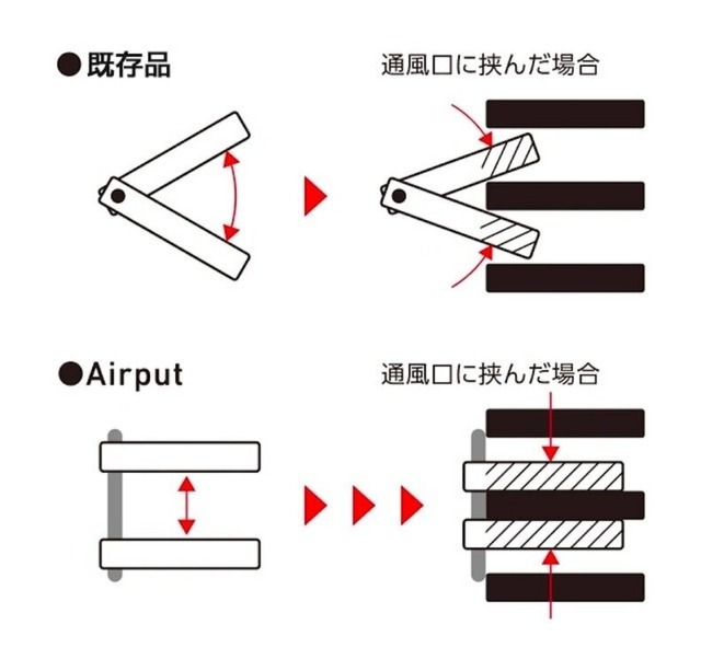 電動ポンプでスマホを真空吸着する車載スタンドAirput発売。耐荷重最大8kg、15WのQi充電にも対応