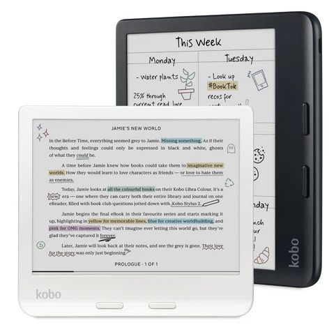 【製品】楽天Kobo、カラーE Ink電子書籍リーダーKobo Libra Colour と Kobo Clara Colourを4月30日発売