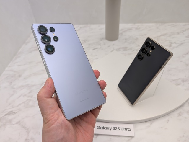 買わずに済ませたい? Galaxy S25 Ultraの実機をS24 Ultraと“自分のために”細かく比較(スマホ沼)