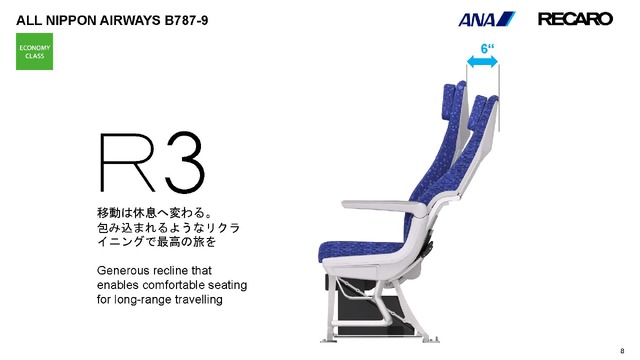 ANAの長距離機シートが生まれ変わる。RECARO製のシートにType-CとBluetoothオーディオ搭載