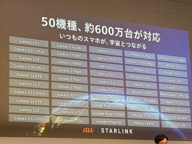 衛星直接通信「au Starlink Direct」はau以外のSIMフリー端末でも使えるのか（スマホ沼）