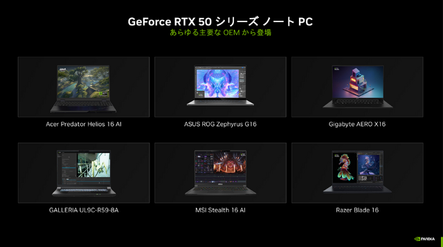 スペックと電力効率を両立！「NVIDIA Gamer Day」で見えたGeForce RTX 50シリーズ×ノートPCの可能性【イベントレポ】