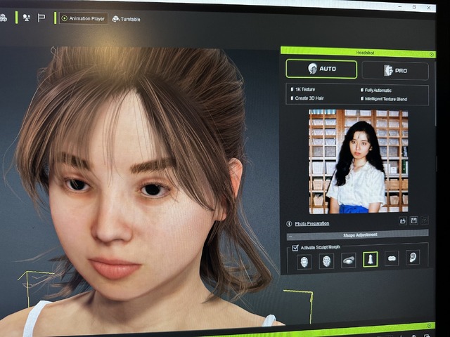 触れて感じ取れる生成AI。1枚の人物写真から高精細3Dモデルを作り出すSparc3Dで、妻の半身像を3Dプリントしてみた（CloseBox）