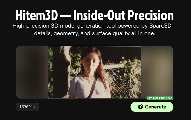 静止画から高精細な3Dモデル生成できる注目技術「Sparc3D」に異変。オープンソースではなく商用化に舵切ったHitem3Dでどう変わるのか？（CloseBox）