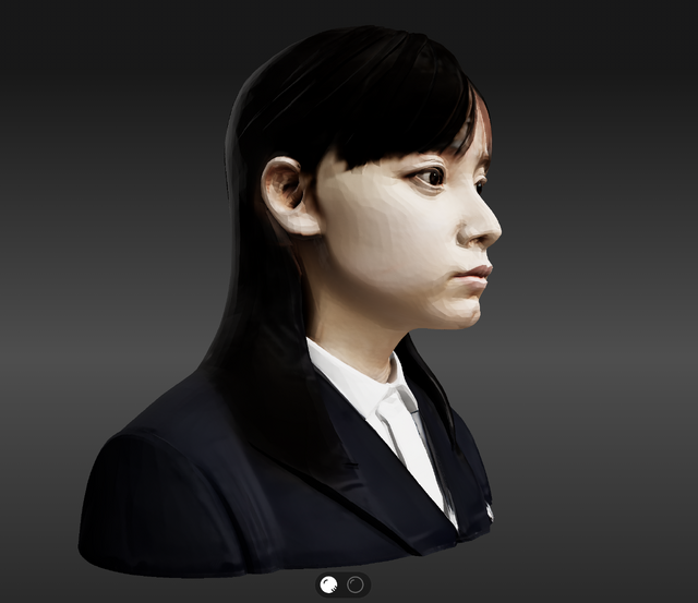 高精度の2D→3DモデリングAIサービスのHitem3Dが4面図入力に対応したので人物で試したらリアルすぎた（CloseBox）