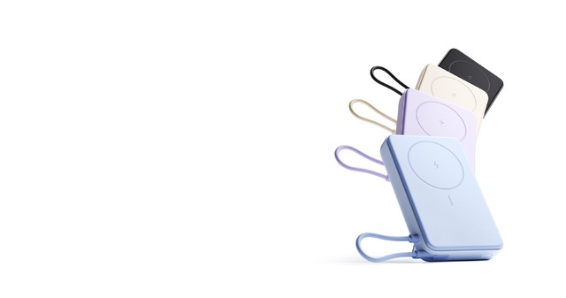 シャオミ、早割4280円の多機能マグネット式モバイルバッテリー発売　無線15W・有線33Wでケーブル直付け、スタンド・ディスプレイ搭載