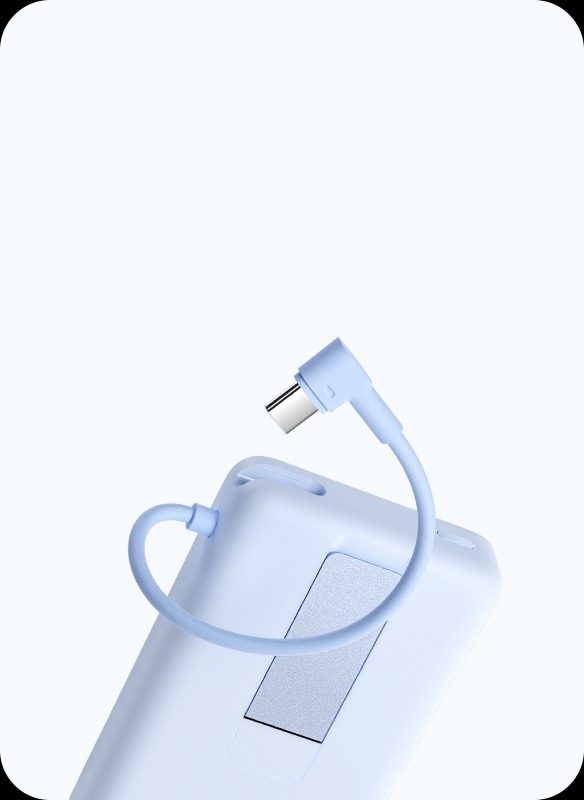 シャオミ、早割4280円の多機能マグネット式モバイルバッテリー発売　無線15W・有線33Wでケーブル直付け、スタンド・ディスプレイ搭載