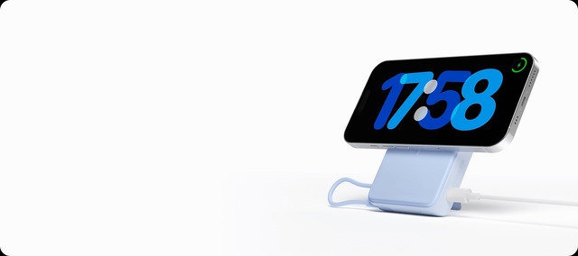 シャオミ、早割4280円の多機能マグネット式モバイルバッテリー発売　無線15W・有線33Wでケーブル直付け、スタンド・ディスプレイ搭載