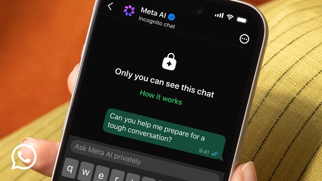 WhatsAppにMeta AIと秘密の会話ができる「Incognito Chat」機能。会話内容はMetaからも閲覧不可