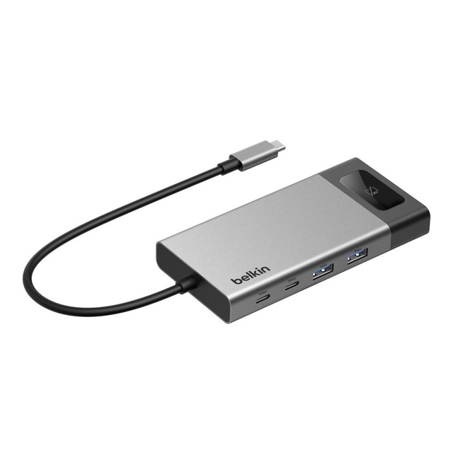 とっさに画面を消せる「プライバシーボタン」搭載USB-Cハブ、ベルキンが発売　デュアル4K出力や100W給電対応8ポート仕様