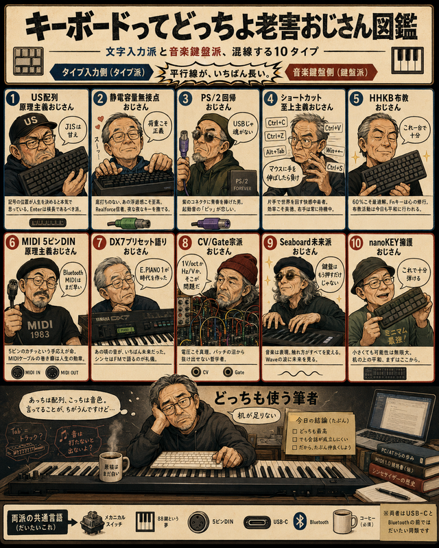 キーボード老害おじさんは、いったいどちらのキーボードの話をしているんだろう？（CloseBox）