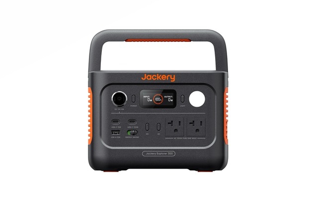 Jackery、小型で10ms UPS対応のポータブル電源「300 New」発売　300W出力 288Whで3.7kg、テレワーク停電対策