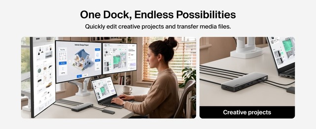 ベルキン、14ポート搭載Thunderbolt 4ドック INC030発売　DP x2とHDMIで3画面出力、96W PD給電でノートをワークステーション化