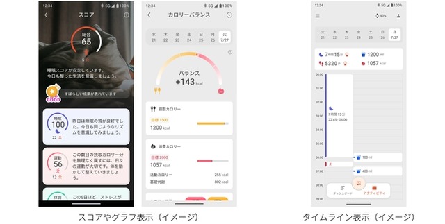 シャープ初スマートウォッチ「からだメイト Watch」発表、着けるだけで摂取カロリー推定のHEALBE FLOW採用　初のスマートリングも