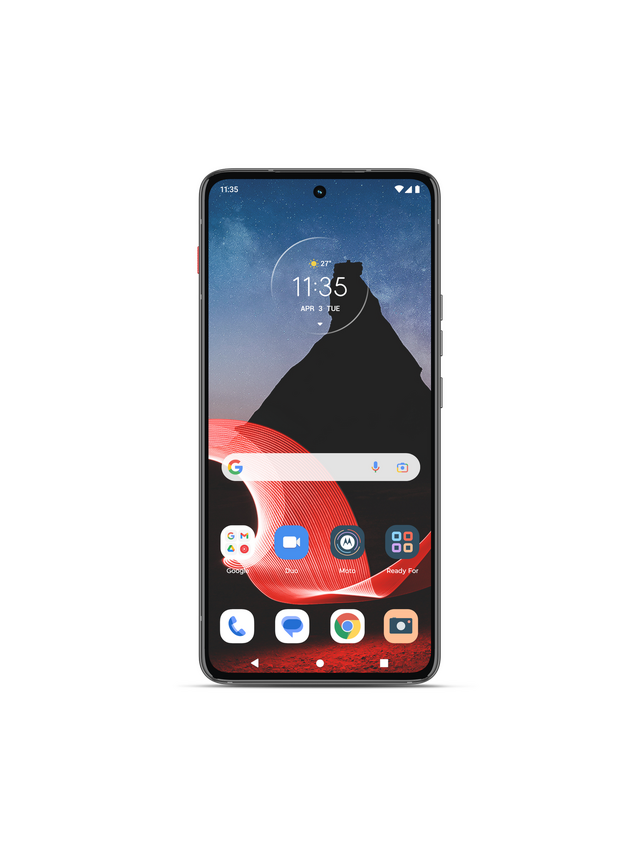 ThinkPad連携スマホ『ThinkPhone』発表。黒いアラミド繊維に赤ボタン、MILスペックの高セキュリティ端末