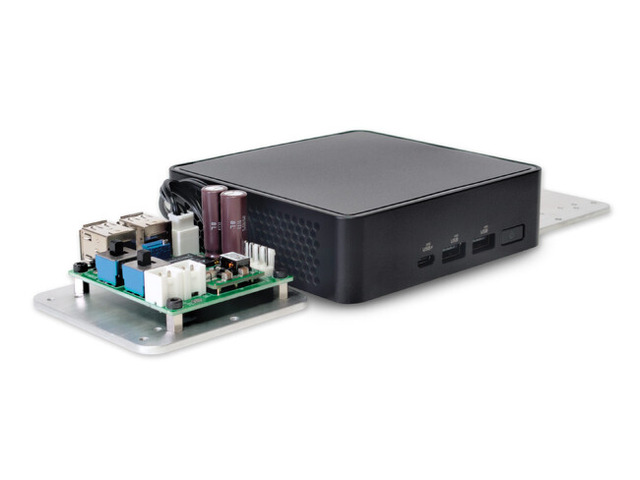 ROS PC(NUC14)オプション 参考画像 (拡張機器用電源基板 VS-WRC054を含む)