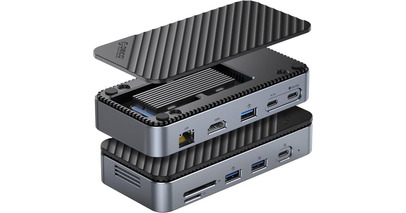 ORICO、10-in-1 M.2 SSDドックを発表。最大8TB拡張・10Gbps転送・4K@60Hz・SD/TF同時読取・ギガビットLAN・PD100W充電を1台に集約したマルチ拡張ハブ。