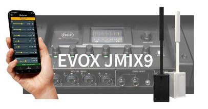 RCF ミキサー内蔵アクティブ 3 ウェイポータブルスピーカー EVOX JMIX9 発売のご案内