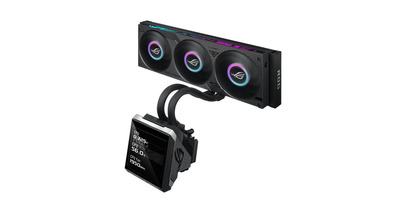 AIO Q-connector対応5.08’インチ IPS フルカラーLCD採用の水冷クーラーのセンター配置チューブモデル「ROG STRIX SLC IV 360 ARGB LCD」を発表