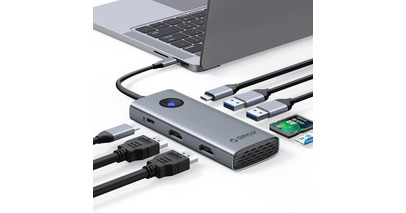 ORICOデュアルHDMI 4K@60Hz出力対応8-in-1 USB-Cドッキングステーションを発表--5Gbps高速転送・PD100W充電・SD/TF同時読取・幅広い互換性で作業効率を飛躍的に向上