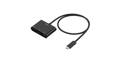 充電＋USB Aもこれ1つでできる。USB-C HDMI変換アダプタを発売