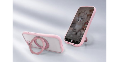 「スマホを持ち続けなくていい。」縦でも横でも、壁にもピタッ。360°回転リング搭載「観ラクるCASE Loop」発売