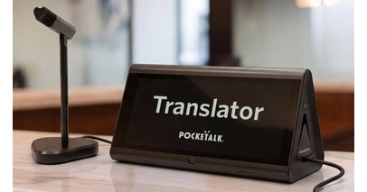 「ポケトーク X」、製品化に向けた最終モデルで初の実証を関西国際空港で実施