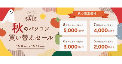 関西電力グループのポンデテック お得な中古PCセールを2026年10月14日まで開催