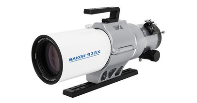 日本製SDガラスとEDガラスを使用した5群5枚ペッツバール式アポクロマート屈折望遠鏡NAKOH「92GX」発売