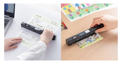 紙の書類をなぞるだけ！持ち運べるハンディスキャナを発売