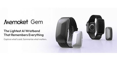 超軽量AIウェアラブルボイスレコーダー 「Memoket Gem」日本発売開始！ 複数の会話をつなげて記憶する独自のAIエンジン「KITE」搭載