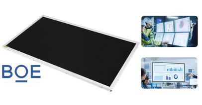 【ディスプレイ】【HD液晶】ノートPC並みの薄さ、産業機器の明るさ、コントラスト比 1200:1で黒まで締まる、BOE社15.6型フルHD液晶モジュール