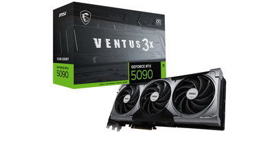 MSI、GeForce RTX(TM) 50シリーズ搭載のグラフィックスカード「GeForce RTX(TM) 5090 32G VENTUS 3X OC」など3製品発売日のお知らせ