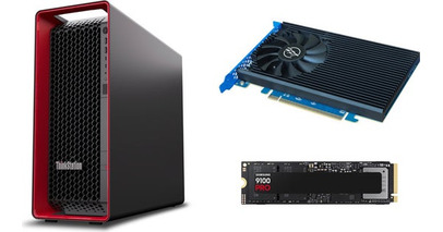 Lenovo ThinkStation P8とHighPoint社製RAIDカード、Samsung 9100 Proを組み合わせたオリジナルカスタムモデルの販売を開始