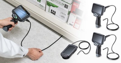 狭い場所や視認が難しい部分の検査・確認に最適な工業用内視鏡（ファイバースコープ）を発売