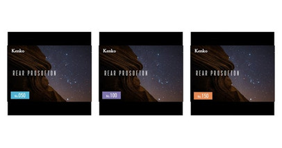 星景写真向け、レンズの後面（リア）に使用するシートタイプのソフトフィルター「リア プロソフトン」の単品販売