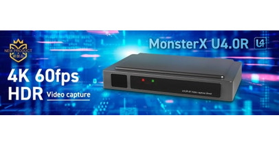 配信も制作もワンランク上へ。「MonsterX U4.0R」で叶える4K 60fps/HDR対応で高画質録画とライブ配信を両立。セミプロが求める映像撮影とライブ配信をこの1台で。