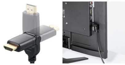 HDMIコネクタが自由に回転！?狭い場所でも簡単に接続できる4K60Hz対応のUSB Type-C-HDMI変換ケーブルを8月28日に発売