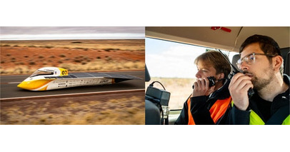 「Bridgestone World Solar Challenge 2025」出場のドイツチームに協賛し、無線機を提供