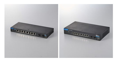 10Gまたは2.5Gの高速ネットワークを構築！安全で安定した通信、管理の効率化を実現する8ポート レイヤー2 スマートスイッチを新発売
