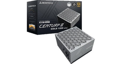 Montechから、80PLUS Gold / Cybenetics Platinum認証 フルプラグイン ATX電源『CENTURY II シリーズ』を発売