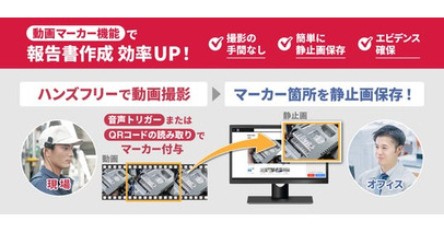 ザクティのXBP新機能で報告書作成業務を効率化！動画へのマーカー付与機能が登場