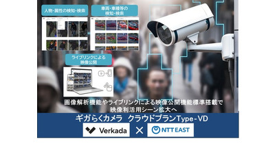 映像DXを加速する「ギガらくカメラ　クラウドプランType‐VD」を提供開始