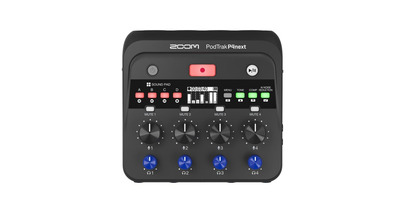 次世代の４XLR入力ポッドキャストレコーダー『PodTrak P4next』を発売
