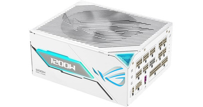 ASUSから、80PLUS PLATINUM認証 1200W PC電源ユニット『ROG-THOR-1200P3-WHITE-GAMING』を発売